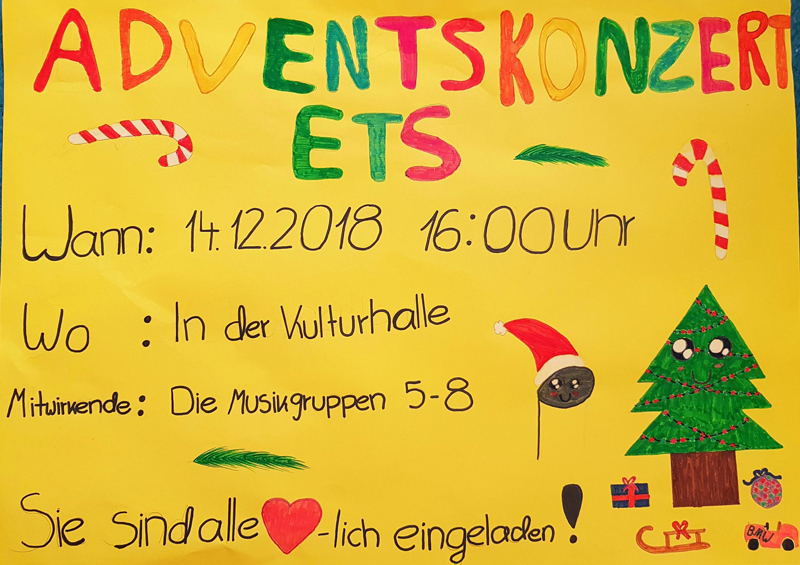 plakat adventskonzert 2018