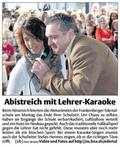 Abistreich 2013 Foto: S. Beutner