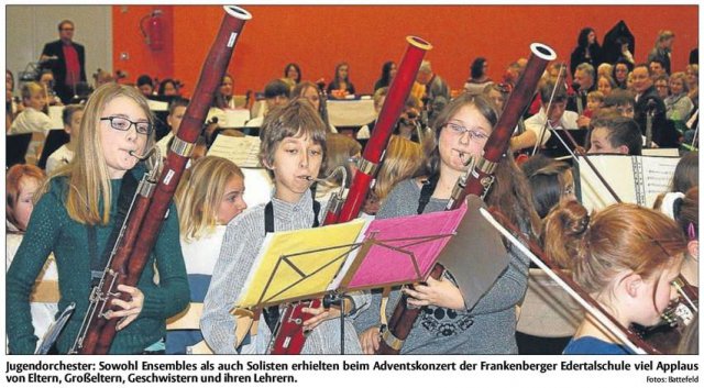 Adventsvorspiel 2013 Foto: S. Battefeld