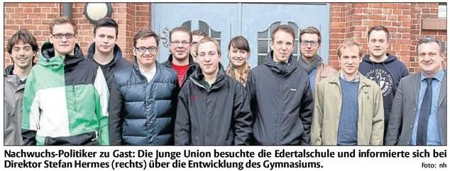 Besuch JU an der ETS Foto: nh