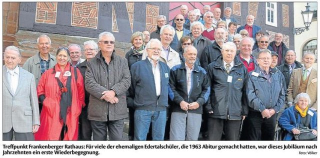 Ehemaligentreffen 50 Jahre Abitur Foto: Völker