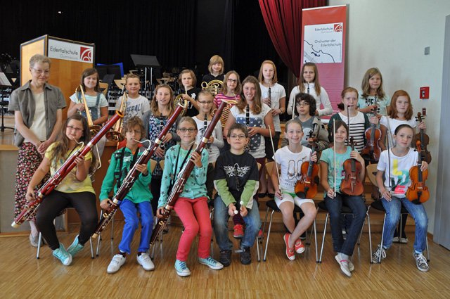 Neue Orchesterklasse 2013 Foto: D. Wagener