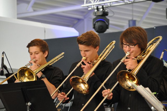 Big Band der ETS - Posaunen Foto: D. Wagener