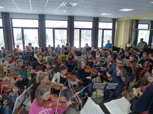 Probenfreizeit Jugendsinfonieorchester 2013 Foto: C. Müller