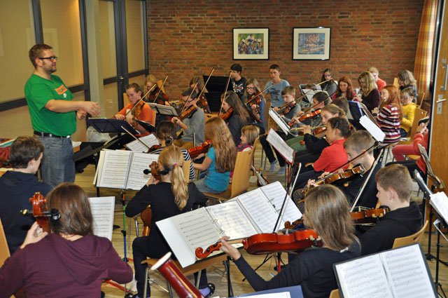 Probenfreizeit Jugendorchester 2013 Foto: D. Wagener
