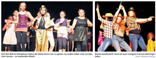 Tanz AG Aufführung Fotos: K. Stenner 