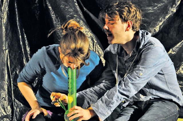 Theateraufführung Drogenkonsum Foto: D. Wagener