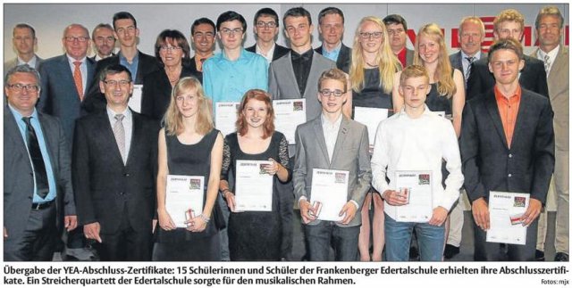 Auszeichnungen YEA 2014 Foto: mjx
