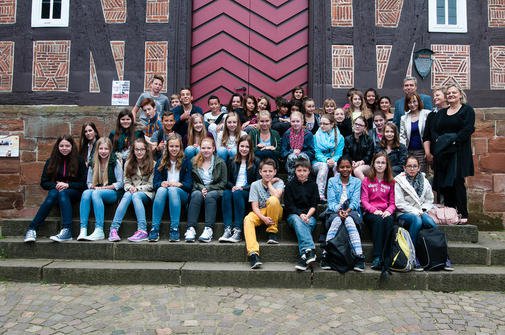 Gastschüler aus Frankreich 2014 Foto: M. Adel