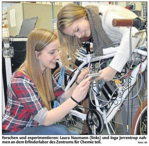 Jugend forscht - Erfinderlabor Foto: nh