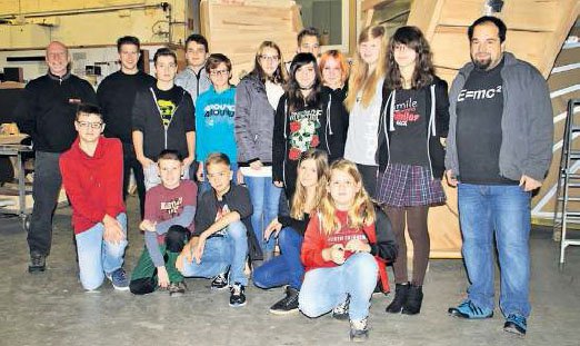 Mathespielzeug herstellen Mathe-AG Foto: S. Thalheim