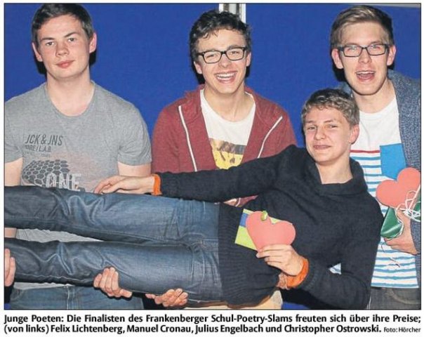 Poetry Slam 2014 Foto: M. Hörcher