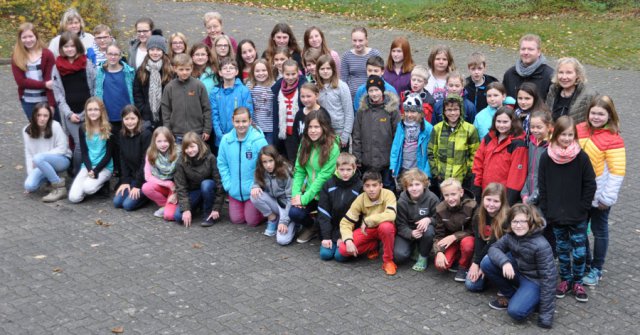 Probenfreizeit 2014 Orchesterklassen 5e und 6e  Foto: D. Wagener